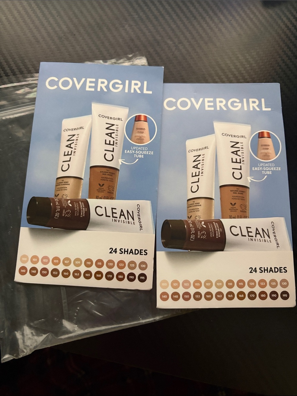 COVERGIRL Clean Invisible Liquid Foundation - Deep Brown Shades